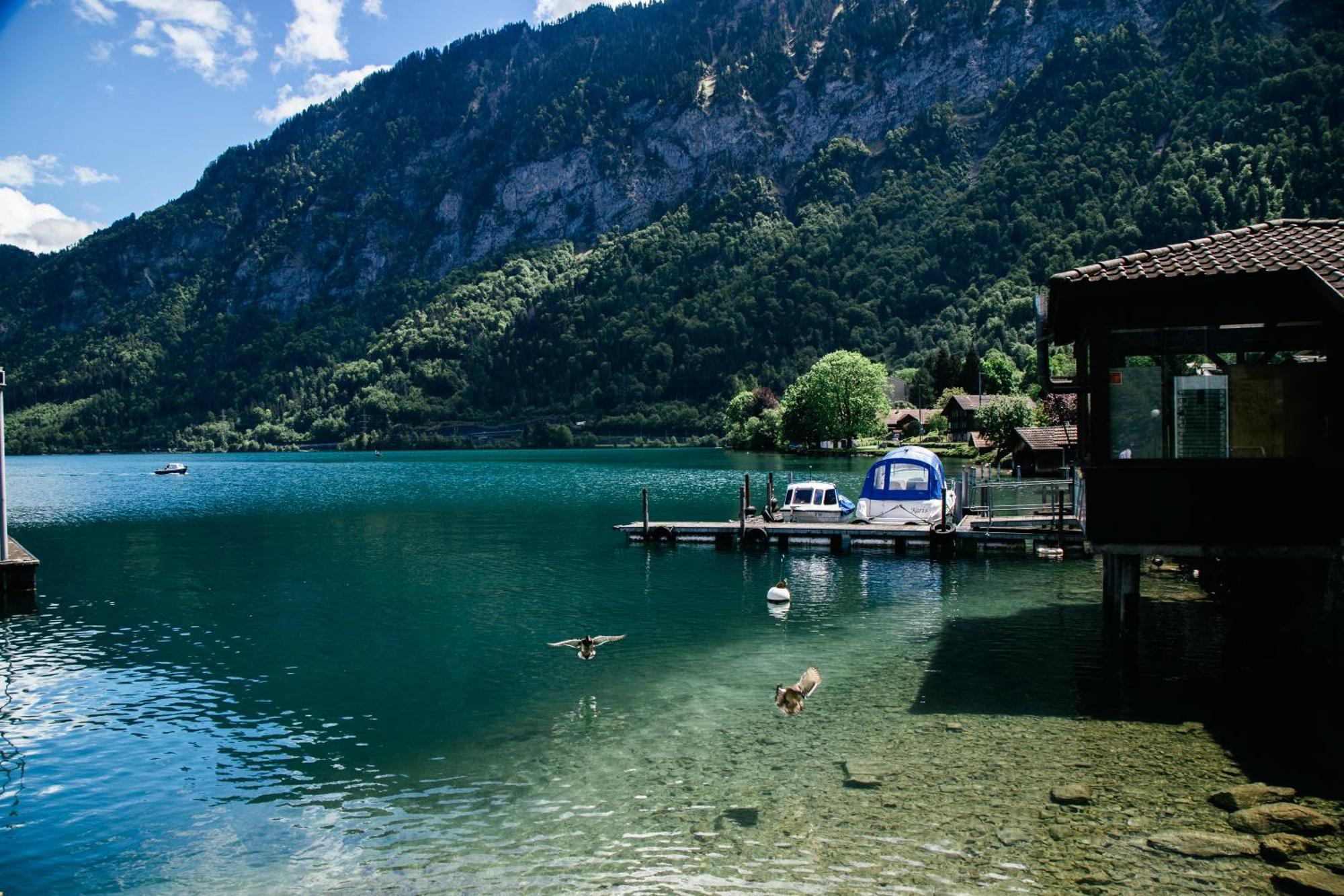 Au Bord Du Lac Darligen Luaran gambar